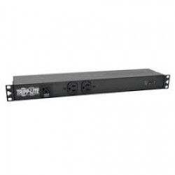 PDUMH20-ISO 1.92kW Single-Phase Metered PDU + Isobar Surge Suppression, 3840 Joules, 120V Outlets (12 5-20R, 2 5-15R), L5-20P/5-20P, 15ft Cord, 1U Rack-Mount