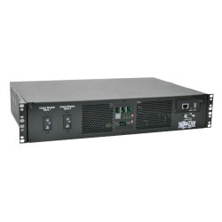 PDUMH32HVATNET TAA-Compliant 7.4kW Single-Phase ATS / Switched PDU, LX Platform Network Interface, 230V Outlets (16 C13 & 2 C19), 2 IEC309 32A Blue Inputs, 2U Rack-Mount, TAA