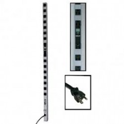 PDUMV15 1.44kW Single-Phase Metered PDU, 120V Outlets (16 5-15R), 5-15P, 15ft Cord, 0U Vertical, 48 in.