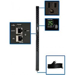 PDUMV15NETLX 1.4kW Single-Phase Switched PDU with LX Platform Interface, 120V Outlets (16 5-15R), 10 ft. Cord with 5-15P, 0U, TAA
