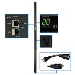 PDUMV20NETLX 1.9kW Single-Phase Switched PDU with LX Platform Interface, 120V Outlets (24 5-15/20R), 10 ft. Cord with L5-20P, 0U, TAA