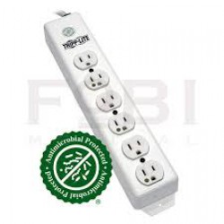 PS-602-HG NOT for Patient-Care Vicinity – UL 1363 Medical-Grade Power Strip with 6 Hospital-Grade Outlets, 1.5 ft. Cord