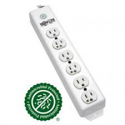 PS-606-HG NOT for Patient-Care Vicinity – UL 1363 Medical-Grade Power Strip with 6 Hospital-Grade Outlets, 6 ft. Cord