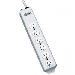 PS-615-HG NOT for Patient-Care Vicinity – UL 1363 Medical-Grade Power Strip with 6 Hospital-Grade Outlets, 15 ft. Cord