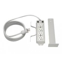 PS410HGOEMX For Patient-Care Vicinity - UL 1363A Medical-Grade Power Strip, 4 Hospital-Grade Outlets, 10 ft. Cord, Drip Shield