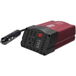 PV150USB 150W PowerVerter Ultra-Compact Car Inverter with AC Outlet and 2 USB Charging Ports