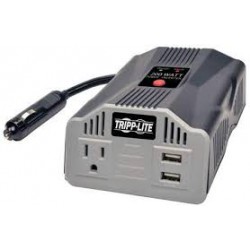 PV200USB 200W PowerVerter Ultra-Compact Car Inverter with Outlet and 2 USB Charging Ports