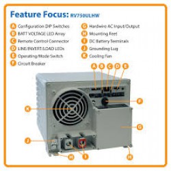 RV750ULHW 750W PowerVerter RV Inverter/Charger with Hardwire Input/Output