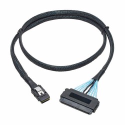 S510-003 Internal SAS Cable, mini-SAS (SFF-8087) to 4-in-1 32pin (SFF-8484), 3-ft (1M).
