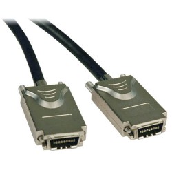 S522-03M External SAS Cable, 4 Lane - 4xInfiniband (SFF-8470) to 4xInfiniband (SFF-8470), 3M (10-ft.), TAA