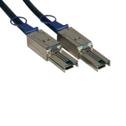 S524-01M External SAS Cable, 4 Lane - mini-SAS (SFF-8088) to mini-SAS (SFF-8088), 1M (3-ft.)
