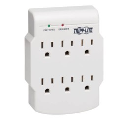 SK6-0 Protect It! 6-Outlet Low-Profile Surge Protector, Direct Plug-In, 540 Joules, Diagnostic LED
