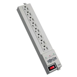 SK6-6 Protect It! 8-Outlet Home Computer Surge Protector, 8-ft. Cord, 1080 Joules, Space-Saving Plug