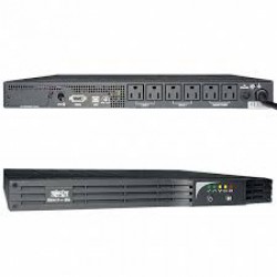 SMART1000RM1U SmartPro 120V 1kVA 800W Line-Interactive Sine Wave UPS, 1U Rack, Network Card Options, USB, DB9, 6 Outlets