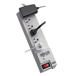 SPIKESTIK Protect It! Surge Protector with 6 Right Angle Outlets, 6 ft. Cord, 540 Joules, Diagnostic LED
