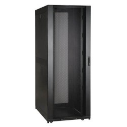 SR45UBWDSP1 45U SmartRack Wide Standard-Depth Rack Enclosure Cabinet with Doors and Side Panels, Shock Pallet Packaging
