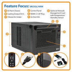 SRCOOL7KRM SmartRack Rack-Mounted Server Rack Cooling Unit - 7,000 BTU, 120V