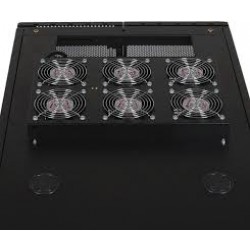 SRFANROOF SmartRack Roof-Mounted Fan Panel - 6-120V high-performance fans; 630 CFM, 5-15P plug