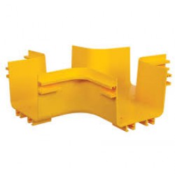 SRFC5JUNT4 Toolless Horizontal 4-Way Junction for Fiber Routing System, 120 mm (5 in.)