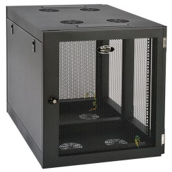 SRW12UHD SmartRack 12U Heavy-Duty Low-Profile Server-Depth Side-Mount Wall-Mount Rack Enclosure Cabinet
