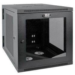 SRW12US33G SmartRack 12U Server-Depth Wall-Mount Rack Enclosure Cabinet with Clear Acrylic Window, Hinged Back
