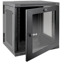 SRW12USDPG SmartRack 12U UPS-Depth Wall-Mount Rack Enclosure Cabinet with Clear Acrylic Window, Hinged Back