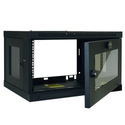 SRW6UG SmartRack 6U Low-Profile Switch-Depth Wall-Mount Rack Enclosure Cabinet with Clear Acrylic Window