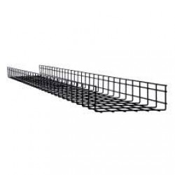 SRWB12410STR Wire Mesh Cable Tray - 300 x 100 x 3000 mm (12 in. x 4 in. x 10 ft.)