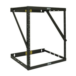 SRWO8U22 SmartRack 8U/12U/22U Expandable Flat-Pack Low-Profile Switch-Depth Wall-Mount 2-Post Open Frame Rack