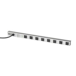 SS240806 8-Outlet Power Strip with Surge Suppression, 6-ft. Cord, 1050 Joules, 24-in. length