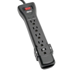 SUPER725B Protect It! 7-Outlet Surge Protector, 25 ft. Cord, 2160 Joules, Black Housing