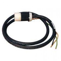 SUWL520C-5 120V Single Phase Whip in 5 ft. length with L5-20R for Breakered 3 Phase Distribution Cabinets