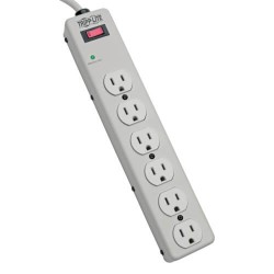 TLM606 Protect It! 6-Outlet Surge Protector, 6-ft. cord, 900 Joules, Diagnostic LED