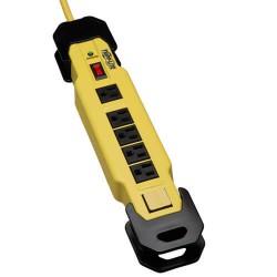 TLM615SA Protect It! 6-Outlet Industrial Safety Surge Protector, 15-ft. Cord, 2700 Joules, Cord Wrap, Hang Holes