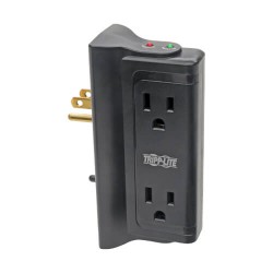 TLP4BK Protect It! Surge Protector with 4 Side-Mounted Outlets , Direct Plug-In, 720 Joules