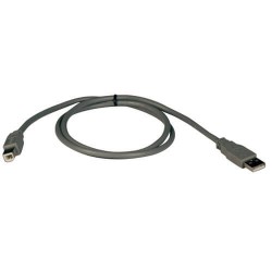 U021-003 USB 2.0 A/B Cable (M/M), 3-ft.