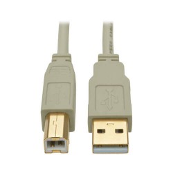 U022-010-BE USB 2.0 A/B Cable (M/M), Beige, 10 ft.