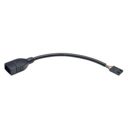 U024-06N-IDC USB 2.0 A Female to USB Motherboard 4-PIN IDC Header Cable, 6-in.
