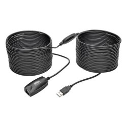 U026-15M USB 2.0 Active Extension Repeater Cable (USB-A M/F), 15 m (49 ft.)