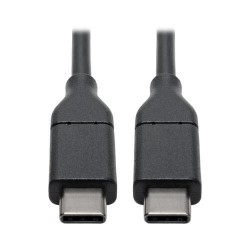 U040-003-C-5A USB 2.0 Cable with 5A Rating, USB-C to USB-C (M/M), 3 ft.