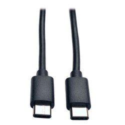 U040-006-C USB 2.0 Cable, USB Type-C (USB-C) to USB Type-C M/M, 6-ft. Length
