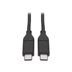 U040-C03-C USB Type-C to USB Type-C Cable (M/M) - 2.0, 3A Rating, USB-IF Certified, Thunderbolt 3, 3 ft.