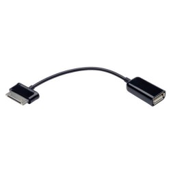 U054-06N USB OTG Host Adapter Cable For Samsung Galaxy Tablet, 6-in.