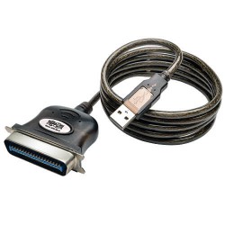 U206-006-R USB to Parallel Printer Cable (USB-A to Centronics 36 M/M), 6-ft.