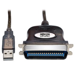 U206-010 USB to Parallel Printer Cable (USB-A to Centronics 36 M/M), 10-ft.