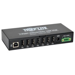 U223-007-IND 7-Port Industrial-Grade USB 2.0 Hub - 15kV ESD Immunity, Metal Case, Mountable