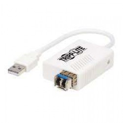 U236-SMF-LC USB 2.0 Ethernet Adapter - 10/100 Mbps, 100Base-FX, LC, Singlemode Fiber, White