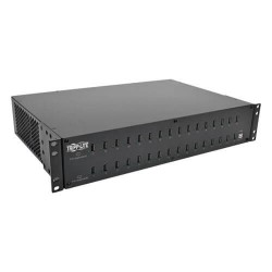 U280-032-RMINT 32-Port USB Charging Station with Syncing, 230V, 5V 80A (400W) USB Charger Output, 2U Rack-Mount