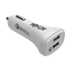 U280-C02-S-QC3U USB Car Charger, Quick Charge - Dual USB-A 3.0, UL 2089 Certified