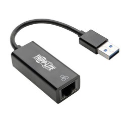 U336-000-R USB 3.0 to Gigabit Ethernet NIC Network Adapter - 10/100/1000 Mbps, Black
